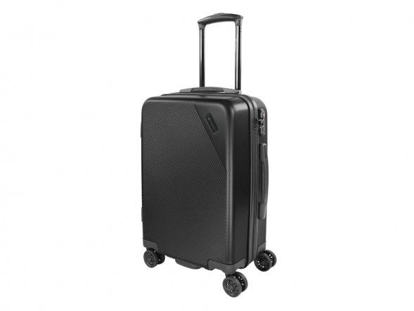Чемодан BUGATTI Kallisto, чёрный, АБС-пластик, 35,5х23х53,5 см, 40 л 