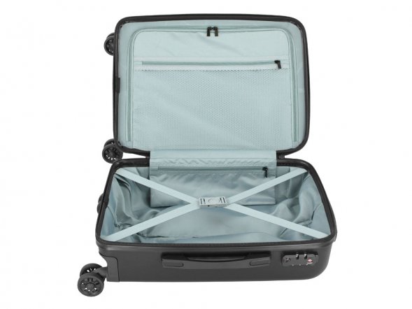 Чемодан BUGATTI Kallisto, чёрный, АБС-пластик, 35,5х23х53,5 см, 40 л 