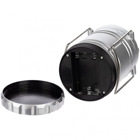 Кемпинговый фонарь Lindau, серебристый 