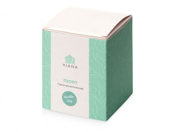 Свеча соевая ароматическая в стекле Niort, синяя 