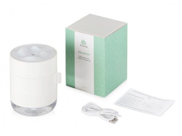 USB Увлажнитель воздуха с подсветкой Dolomiti, 500мл 