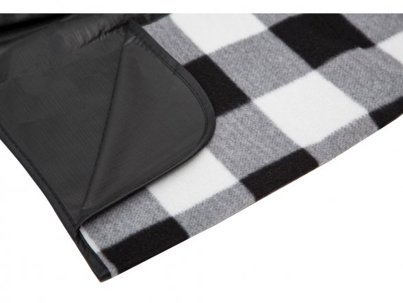 Плед для пикника Recreation, белый/черный 