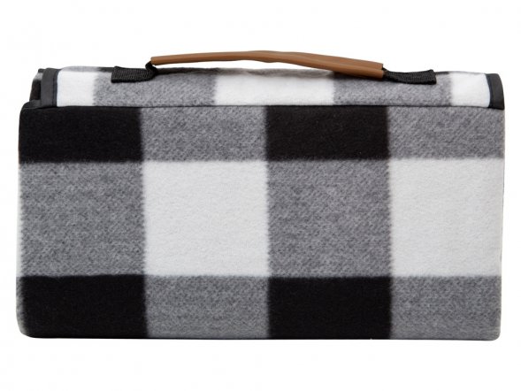 Плед для пикника Recreation, белый/черный 