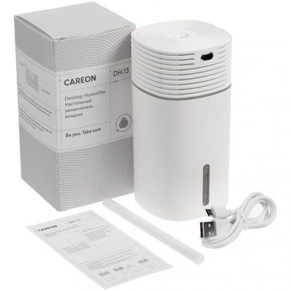 Настольный увлажнитель с подсветкой DH13, белый 