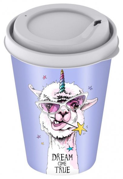 Стакан с крышкой Vetro на заказ 