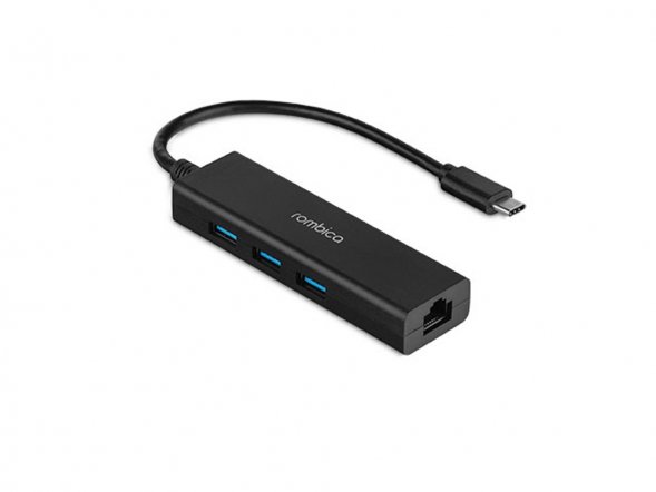 Переходник Rombica Type-C Hub Lan 