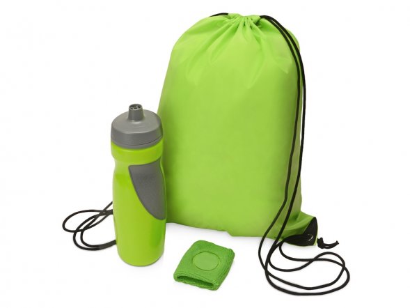 Подарочный набор для спорта Flash, зеленое яблоко 