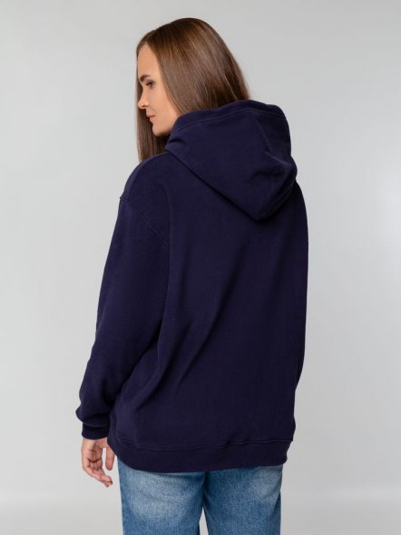 Худи флисовое унисекс Manakin, фиолетовое 