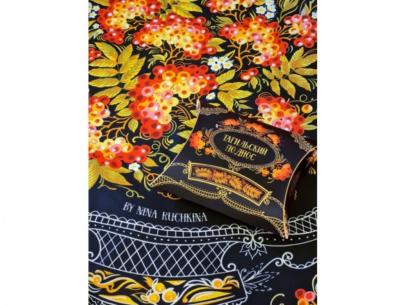 Платок Тагильский поднос 