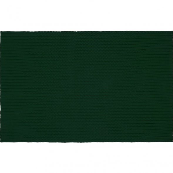 Плед Tressa, темно-зеленый 