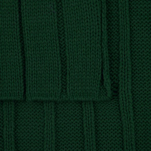 Плед Tressa, темно-зеленый 