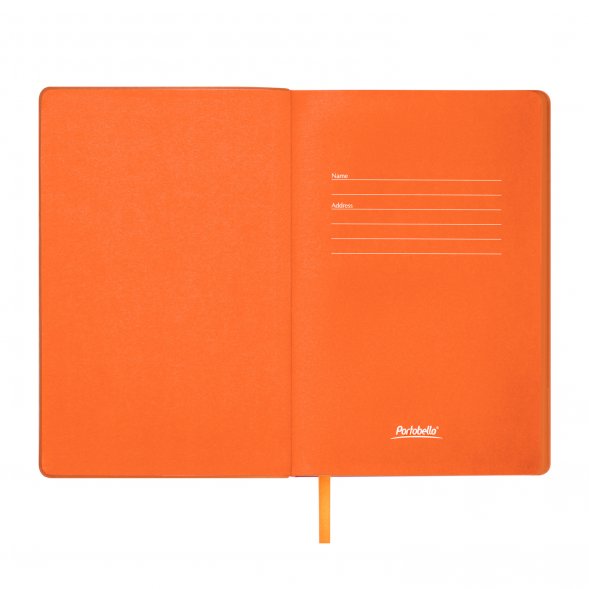 Ежедневник Latte NEW недатированный, оранжевый/оранжевый 
