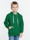 Толстовка с капюшоном детская Kirenga Kids, зеленая 