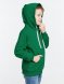 Толстовка с капюшоном детская Kirenga Kids, зеленая 