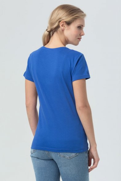 Футболка женская Miss 150, ярко-синяя (royal) 