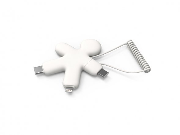 Зарядный кабель BUDDY ECO, белый 