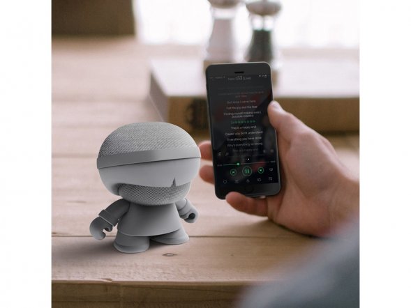 Портативная колонка X5 XOOPAR BOY STEREO, серебристый 