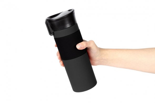 Термостакан Tralee XL, черный 