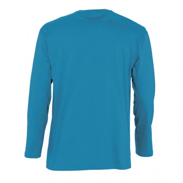 Футболка мужская с длинным рукавом Monarch, голубая 