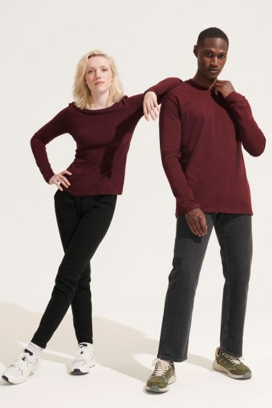 Футболка мужская с длинным рукавом Monarch, голубая 