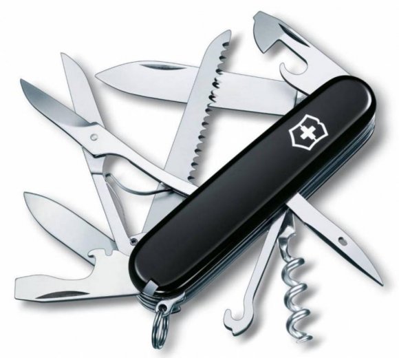 Офицерский нож Huntsman 91, черный 