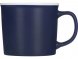 Матовая кружка Nancy 360 мл цветная снаружи, белая внутри, темно-синий 
