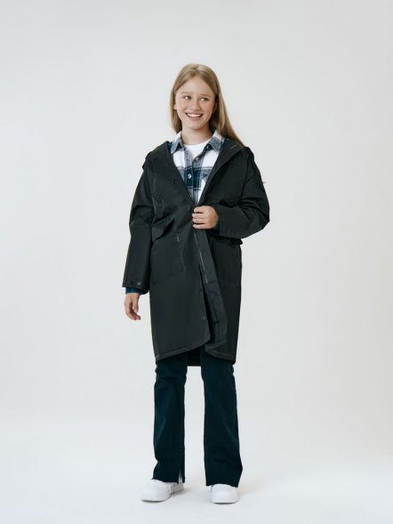 Дождевик детский RainDrop Kids, черный 