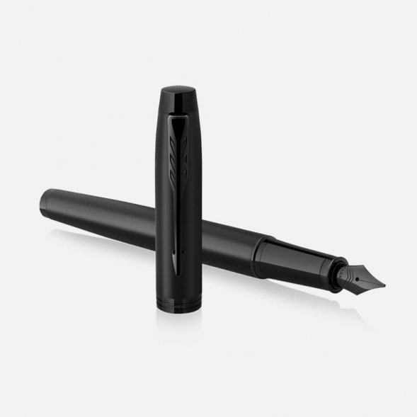 Ручка перьевая Parker IM Achromatic Black, черная 