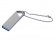 USB 2.0-флешка на 64 Гб с мини чипом, компактный дизайн, отверстие треугольной формы для цепочки 