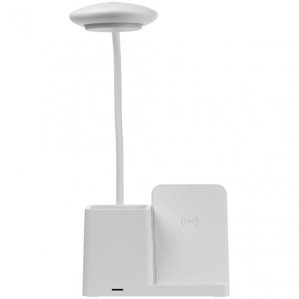 Лампа с органайзером и беспроводной зарядкой writeLight, ver. 2, белая 