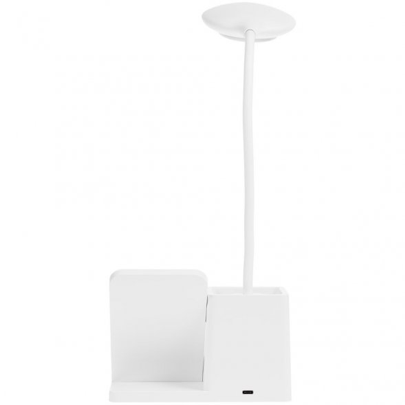 Лампа с органайзером и беспроводной зарядкой writeLight, ver. 2, белая 