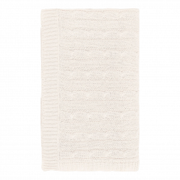 Плед Fado вязаный, бежевый (без подарочной коробки)