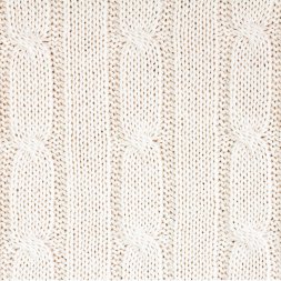 Плед Fado вязаный, бежевый (без подарочной коробки)