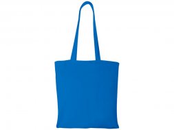 Хлопковая сумка Madras, светло-синий