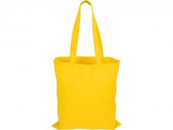 Сумка для шопинга Carryme 140 хлопковая, 140 г/м2, желтый