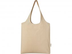 Модная эко-сумка Pheebs объемом 7 л из переработанного хлопка плотностью 150 г/м2, heather natural