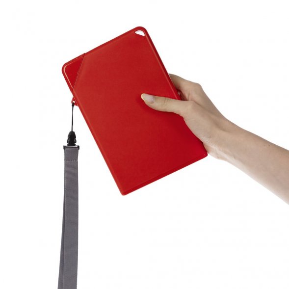 Плоская бутылка для воды Flacon, красная 