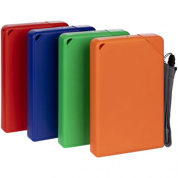 Плоская бутылка для воды Flacon, красная 