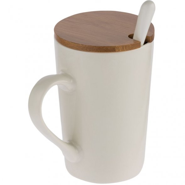 Кружка Parley с ложкой и бамбуковой крышкой 