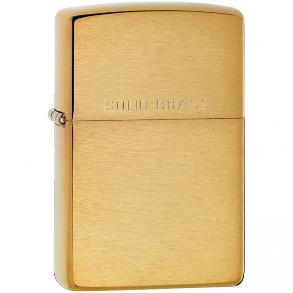 Зажигалка Zippo Classic Brushed, золотистая 