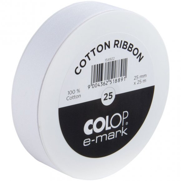 Лента Colop E-mark 25, белая 