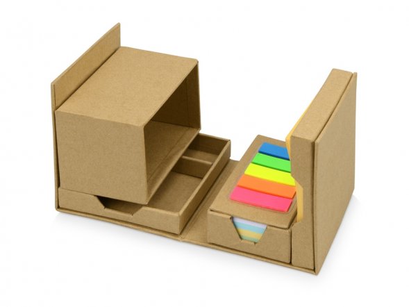 Куб настольный для записей Брик, крафт 