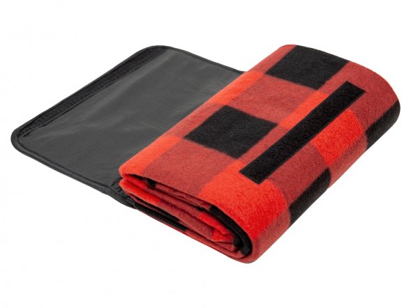 Плед для пикника Recreation, красный/черный 