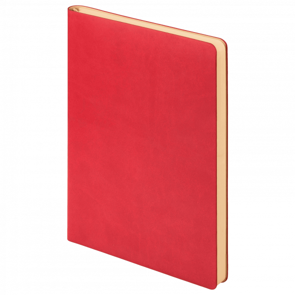 Ежедневник Latte NEW недатированный, красный/бежевый 