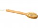 2-сторонняя щетка Orion из бамбуковой древесины для душа и массажа, натуральный 