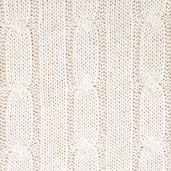 Плед Fado вязаный, бежевый (без подарочной коробки) 