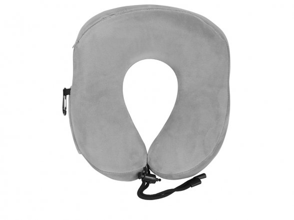 Подушка Dream с эффектом памяти, с кармашком, серый (P) 