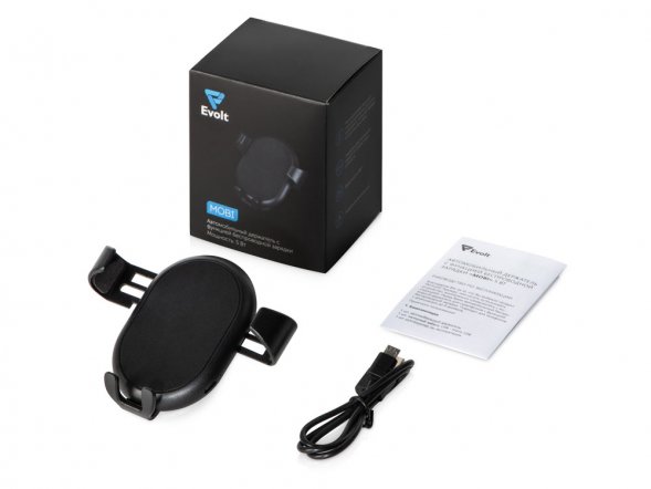 Автомобильное беспроводное зарядное устройство Mobi, 5 Вт, черный 