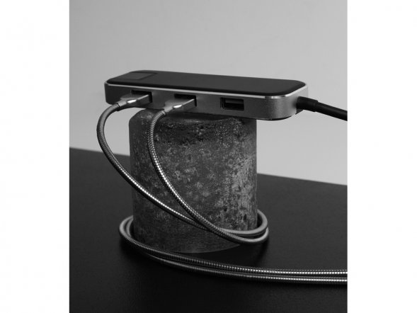 Хаб USB Rombica Type-C Chronos Black 