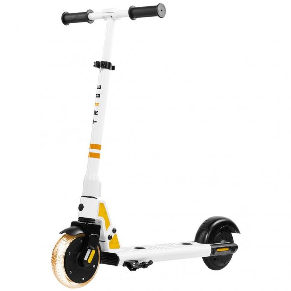 Электросамокат Kid, белый с оранжевым 